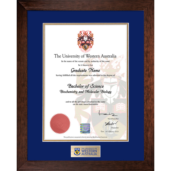 UWA Frame Jarrah Elegance