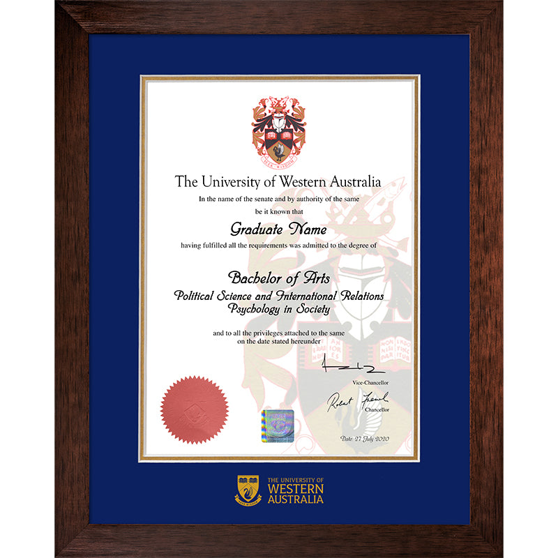 UWA Frame Jarrah Elegance