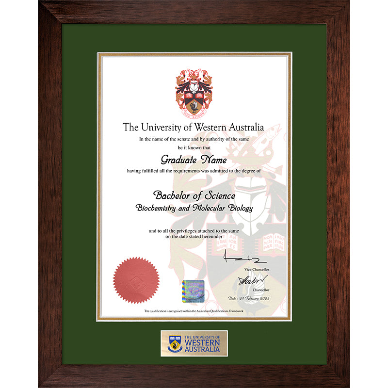 UWA Frame Jarrah Elegance