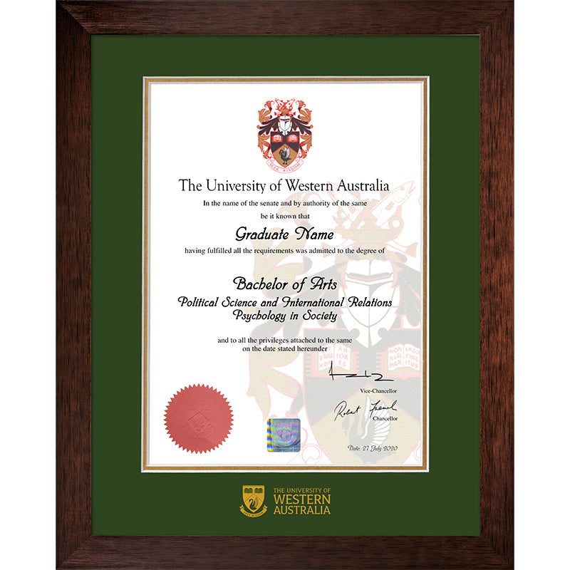UWA Frame Jarrah Elegance