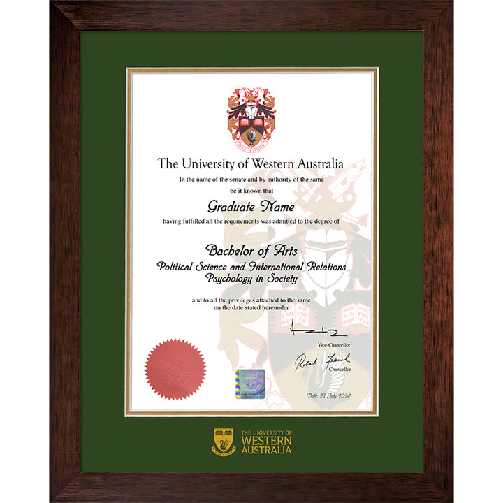 UWA Frame Jarrah Elegance