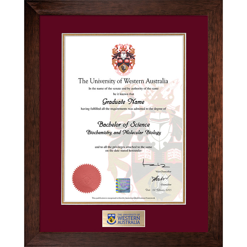 UWA Frame Jarrah Elegance