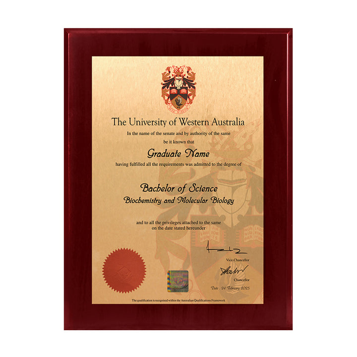 UWA Plaque Prestige