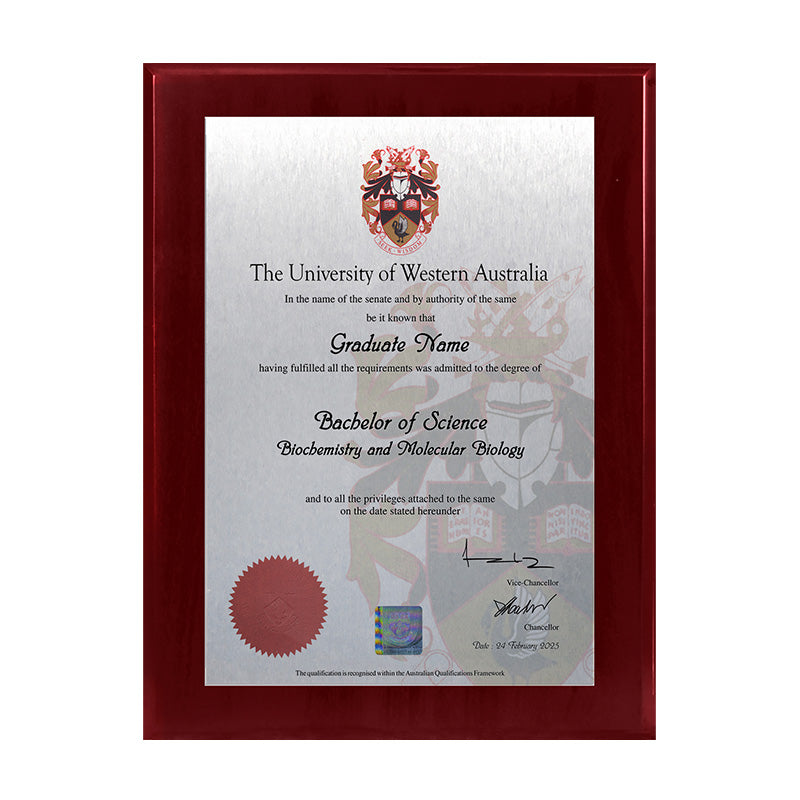 UWA Plaque Prestige