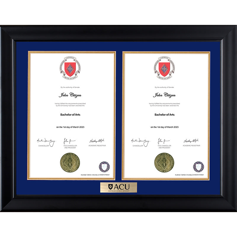 ACU Frame Black Double Degree