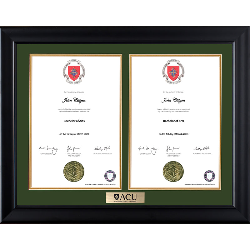 ACU Frame Black Double Degree