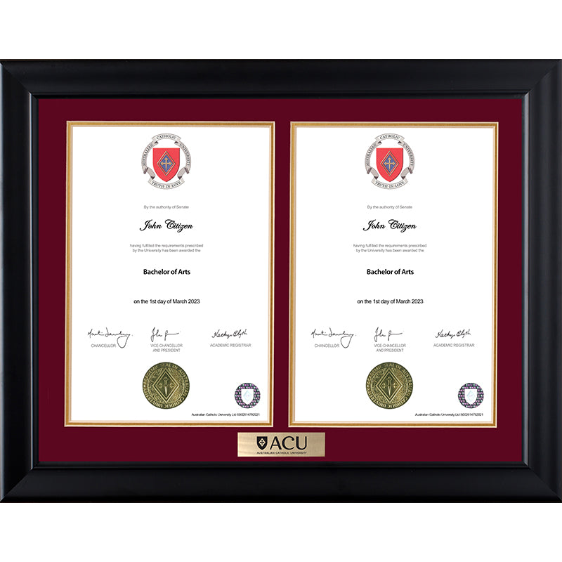 ACU Frame Black Double Degree