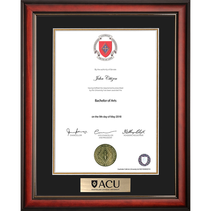 ACU Frame Mahogany Elegance