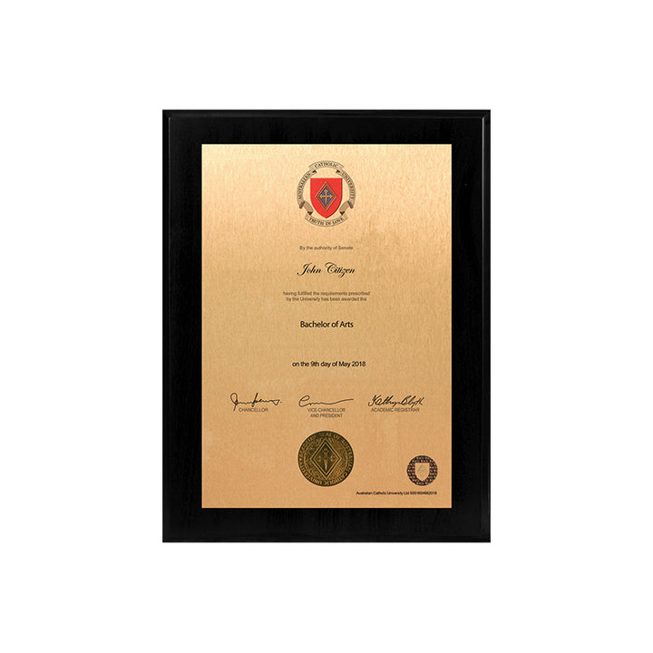 ACU Plaque Black Mini