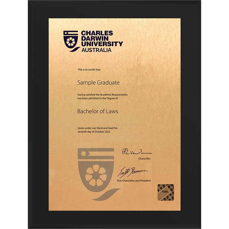 CDU Plaque Black Atlas