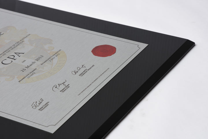 CPA Plaque Black Acrylic