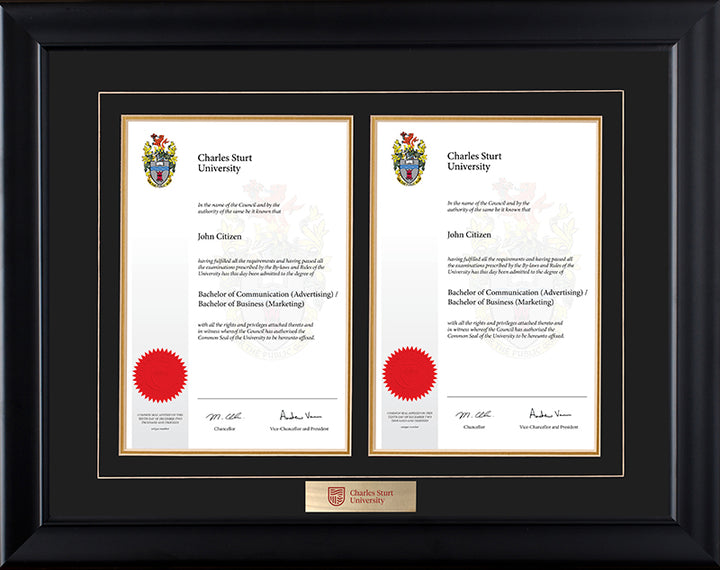 CSU Frame Black Double Degree