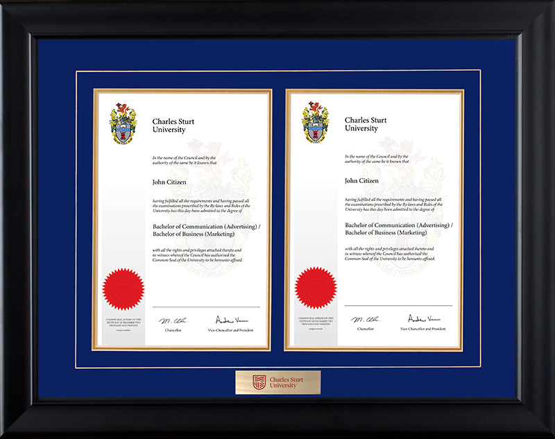 CSU Frame Black Double Degree