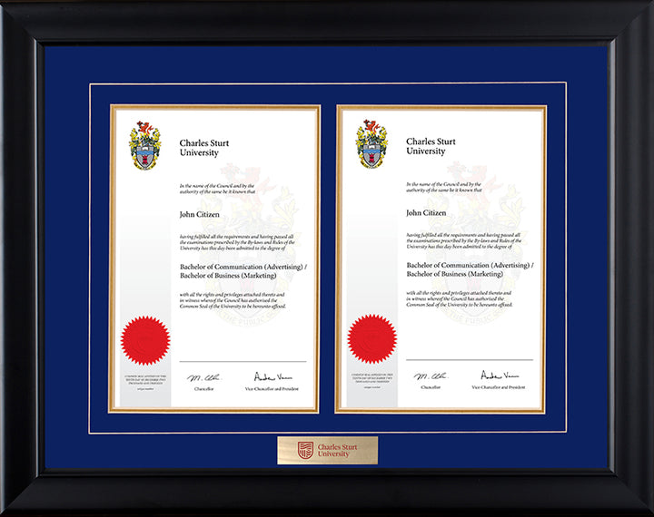 CSU Frame Black Double Degree