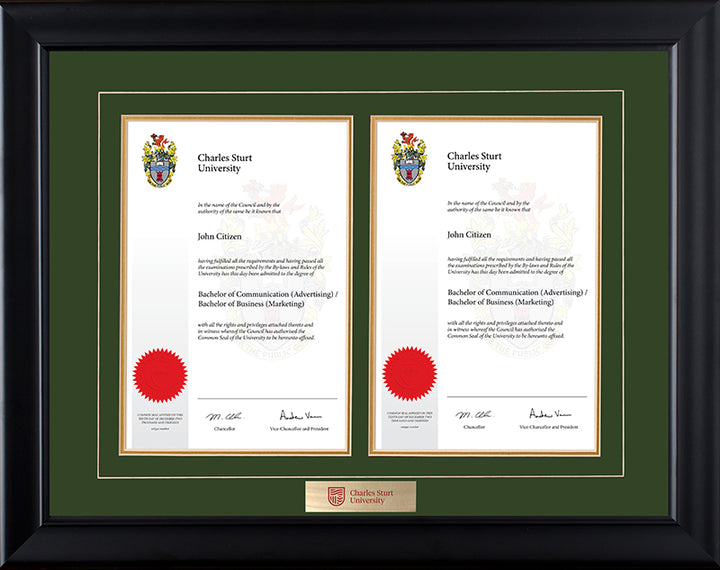 CSU Frame Black Double Degree