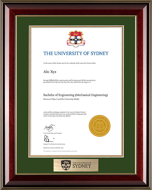 University of Sydney Frame Majestic Elegance