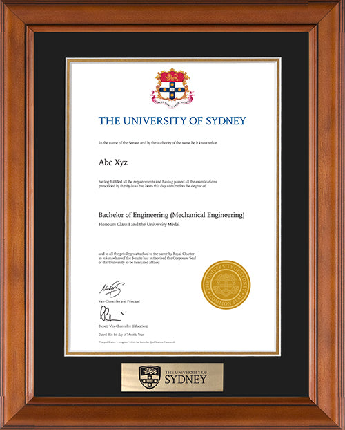 University of Sydney Frame Classic Elegance