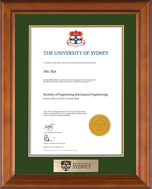 University of Sydney Frame Classic Elegance