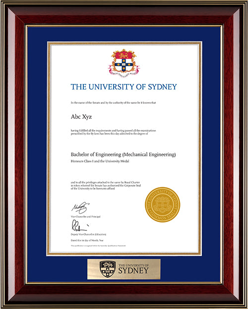 University of Sydney Frame Majestic Elegance