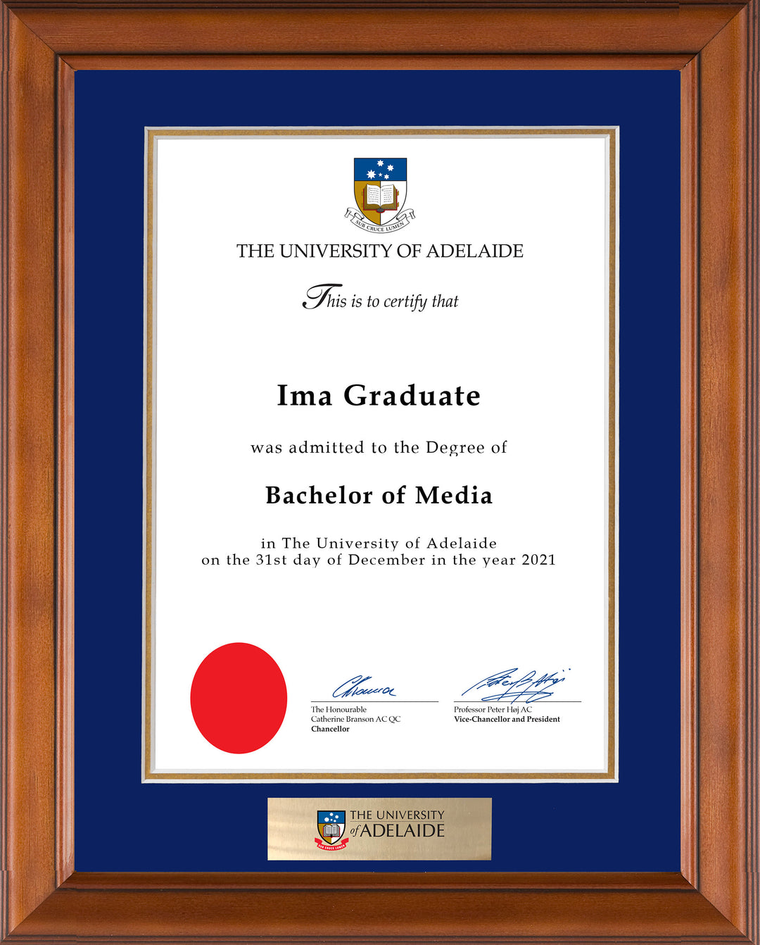 University of Adelaide Frame Classic Elegance