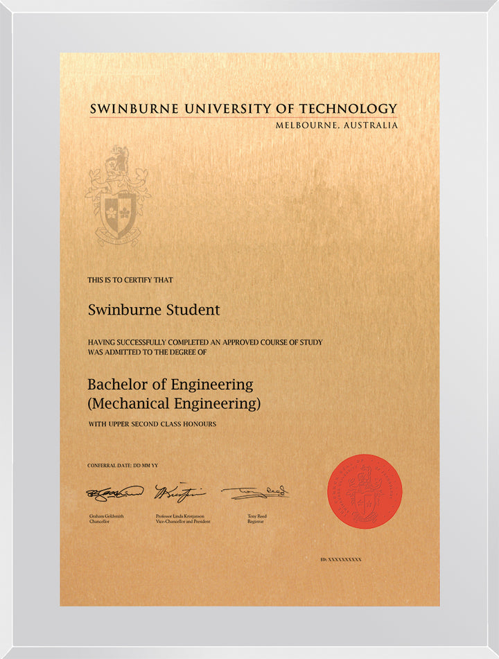 Swinburne Plaque Clear Atlas