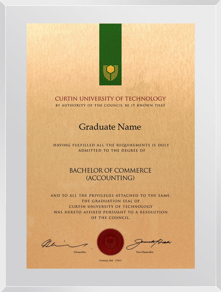 Curtin University Plaque Clear Atlas