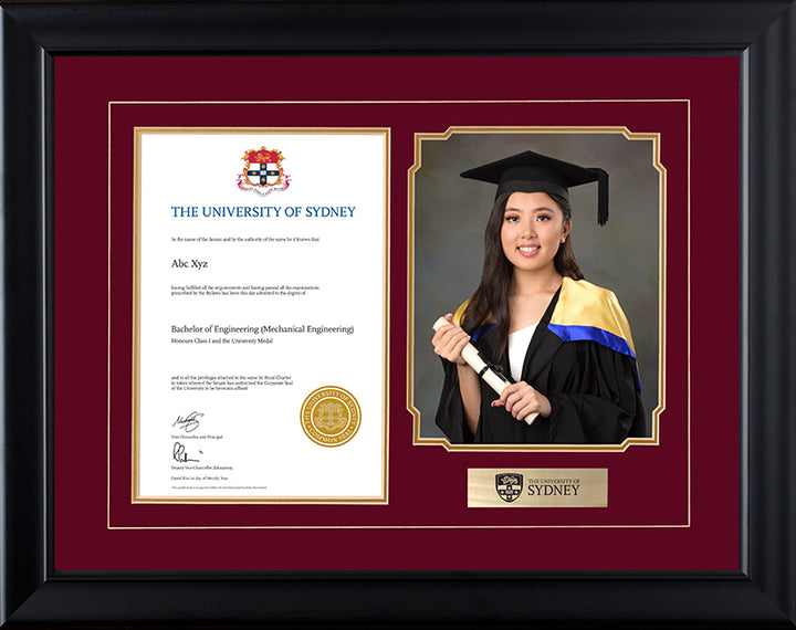 University of Sydney Frame Black Regency
