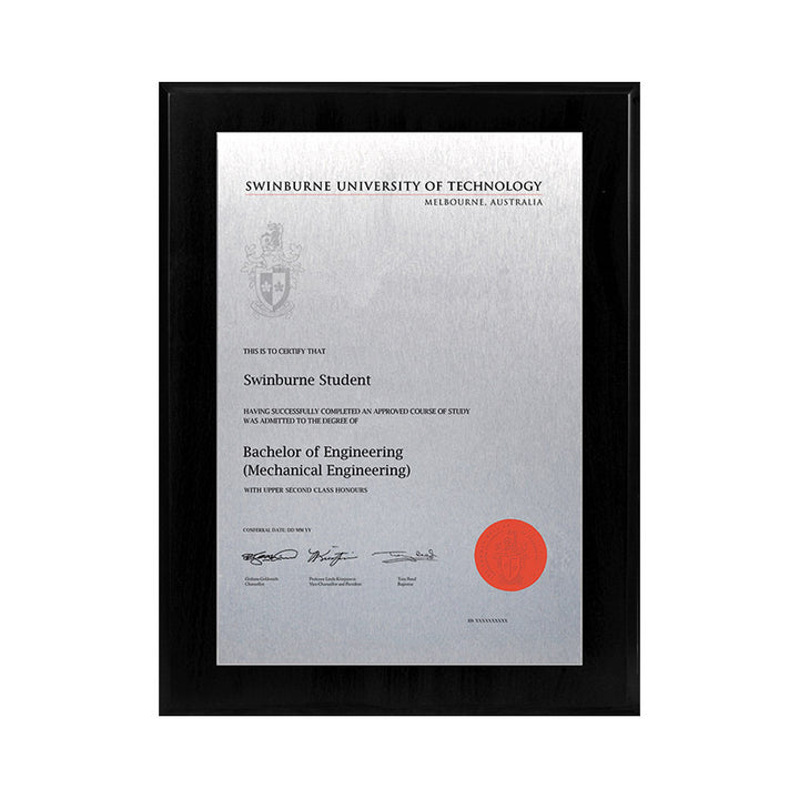 Swinburne Plaque Black Mini