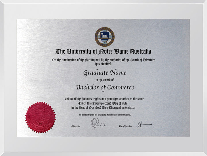 Notre Dame University Plaque Clear Atlas
