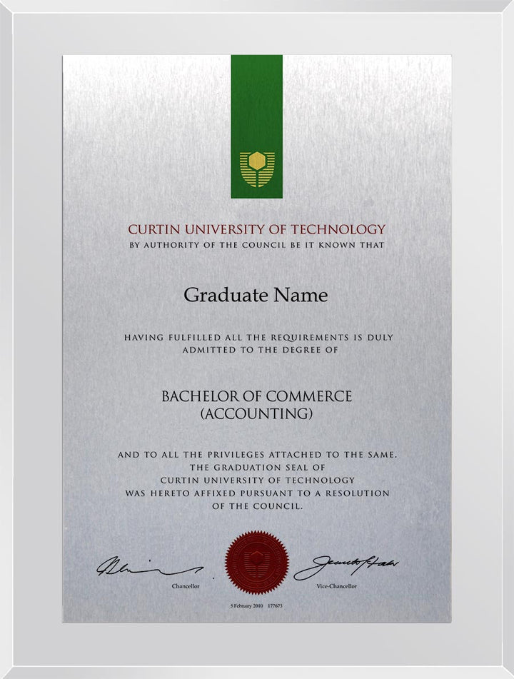 Curtin University Plaque Clear Atlas