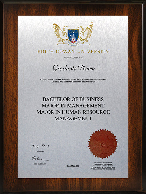 ECU Plaque Jarrah