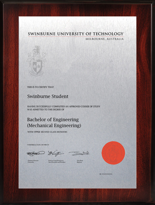 Swinburne Plaque Rosewood