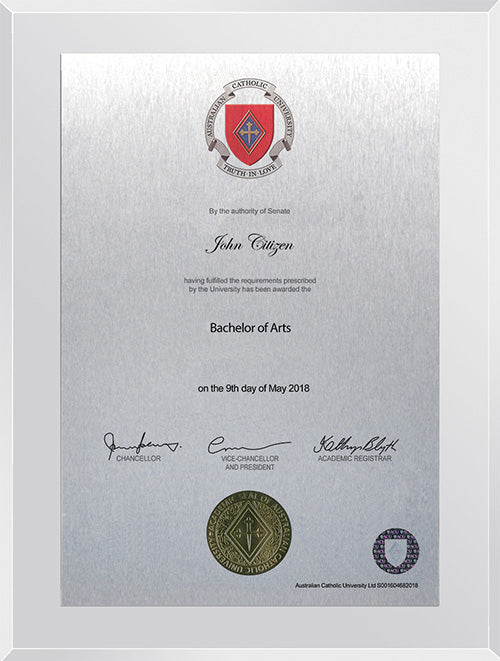ACU Plaque Clear Acrylic