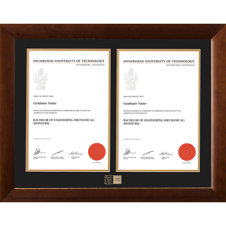 Swinburne Frame Teak Double Degree