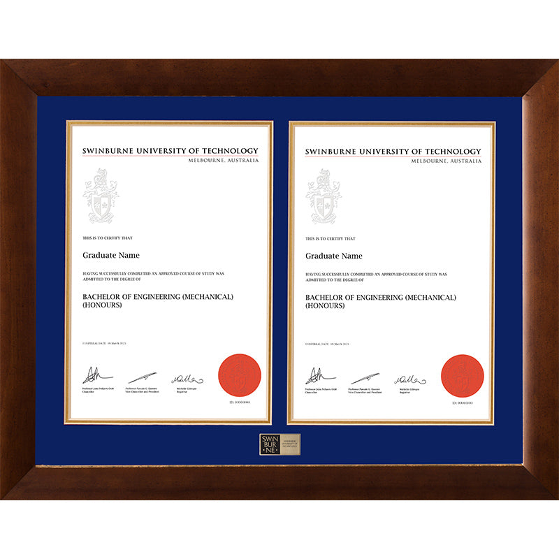 Swinburne Frame Teak Double Degree