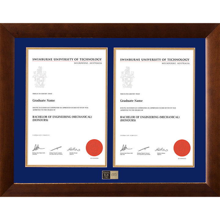 Swinburne Frame Teak Double Degree