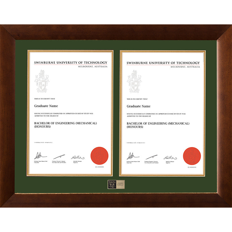 Swinburne Frame Teak Double Degree