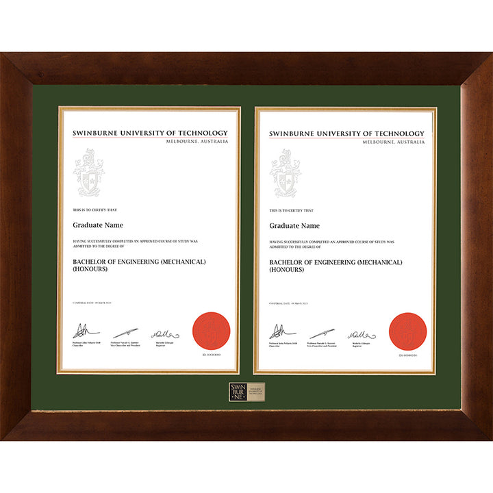 Swinburne Frame Teak Double Degree