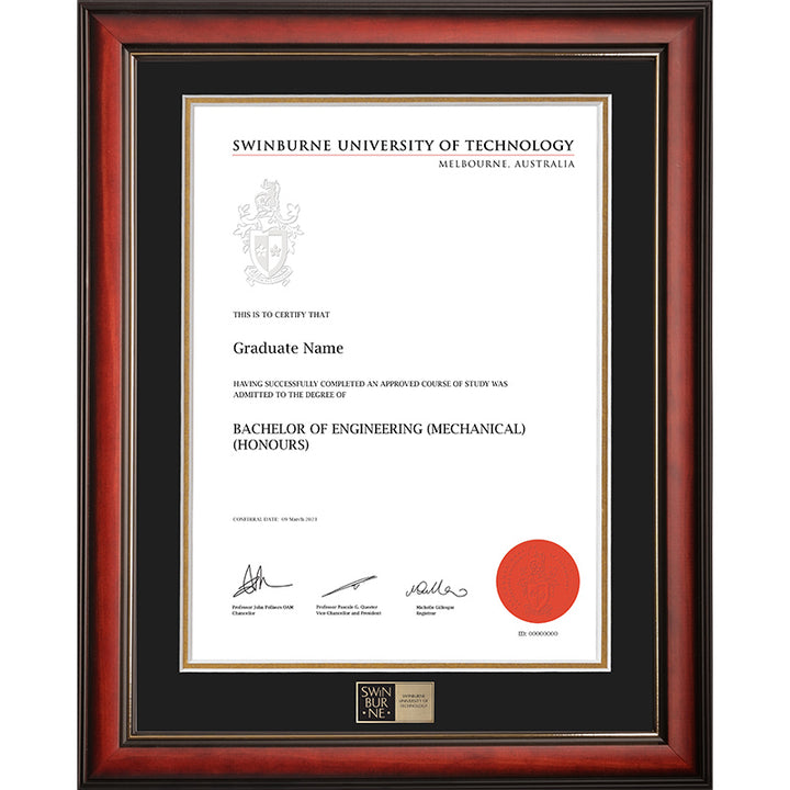 Swinburne Frame Mahogany Elegance