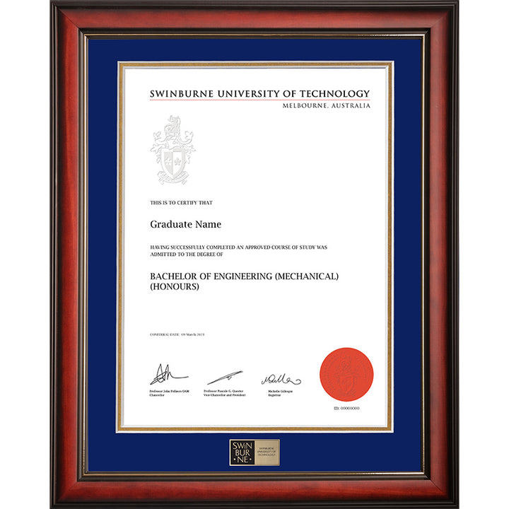 Swinburne Frame Mahogany Elegance