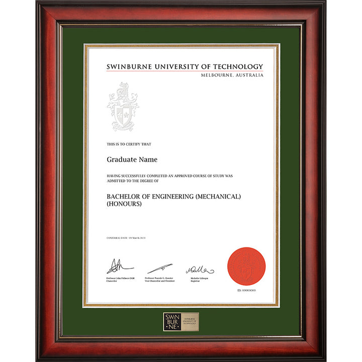 Swinburne Frame Mahogany Elegance