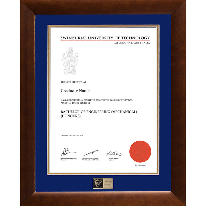 Swinburne Frame Teak Elegance