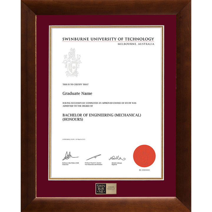 Swinburne Frame Teak Elegance