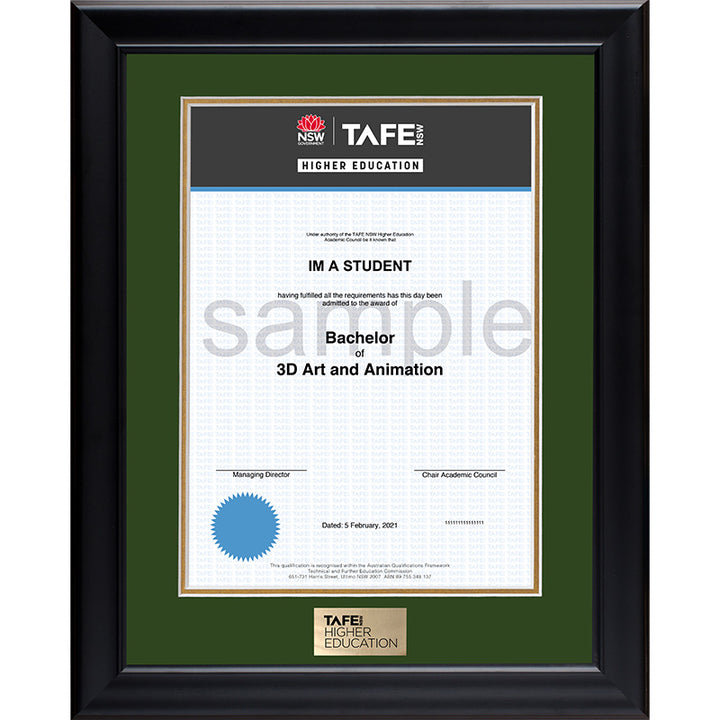TAFENSW Frame Black Elegance
