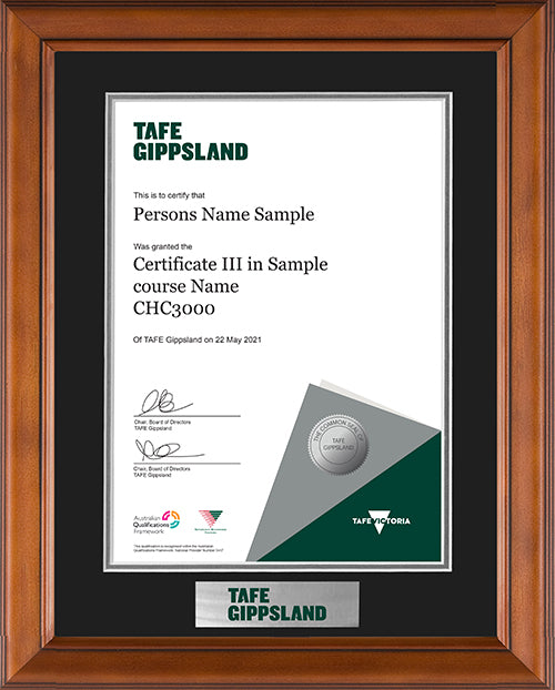 Tafe Gippsland Frame Classic Elegance