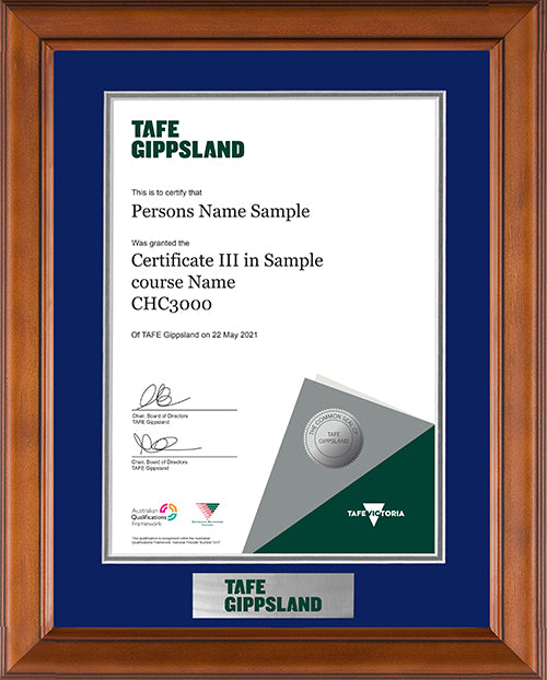 Tafe Gippsland Frame Classic Elegance