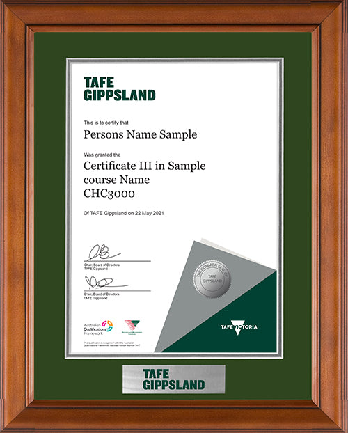 Tafe Gippsland Frame Classic Elegance