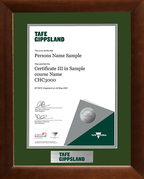 Tafe Gippsland Frame Teak Elegance