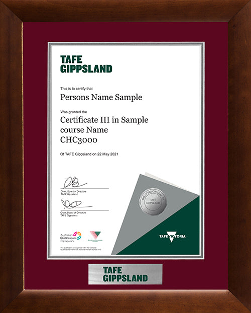 Tafe Gippsland Frame Teak Elegance