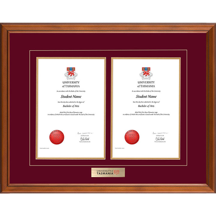 University Of Tasmania Frame Classic Double Degree